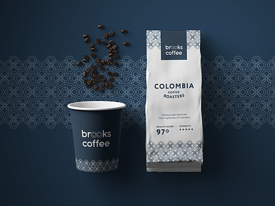Brooks Coffee barista branding coffee coffee coffee cup coffee logo coffee shop food logo