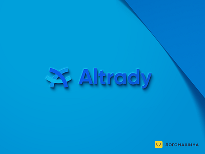 Altrady company business logo business logotype economic economical logo finance logo financical trade trading