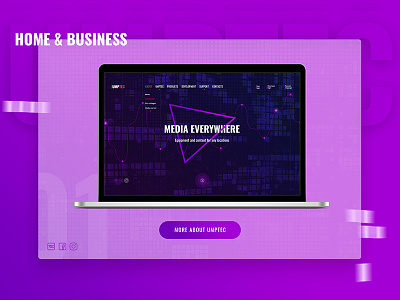 Media equipment and content for any goals design photoshop ui ux web webdesign
