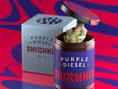 Shishkin CGI 3d branding graphic design