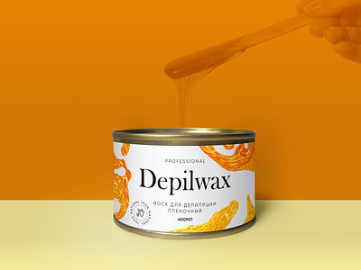Depilwax branding artdirector branding brend design graphicdesign logo typography vector