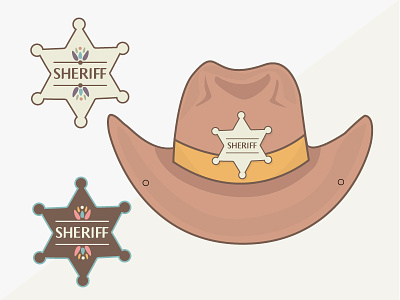 Carnaval's Mask - Sheriff carnaval cow-boy goodies mask sheriff