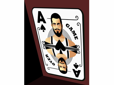 Playcard art playing card the son of toza vector