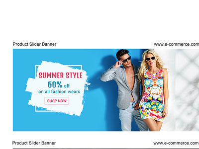 E-Commerce Sliders Banners