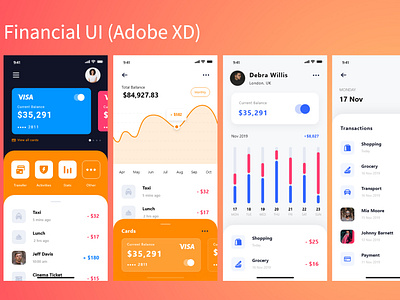 Manage Your Finance UI Design