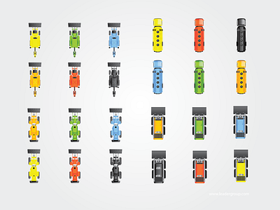 Vehicles Top View design icons illustation illustration vehicle vehicles