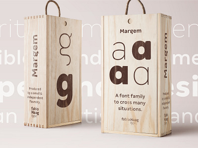 Margem – a new geometric sans with 4 FREE weights