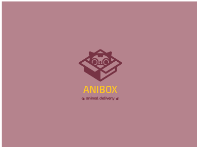 ANIBOX anibox animal animaldelivery box delivery design graphicdesign ideas illustrator logo