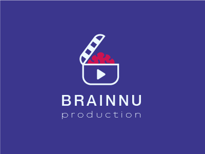 BRAINNU PRODUCTION brain brainnu branding design graphic graphicdesign ideas illustrator logo production style video
