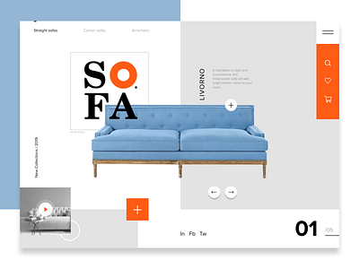 Web design "SOFA" app behance design digital dribbble figma figmadesign graphic design inspiration ios landing design site sofa ui ux design uidesigner user userinterface web webdesign website