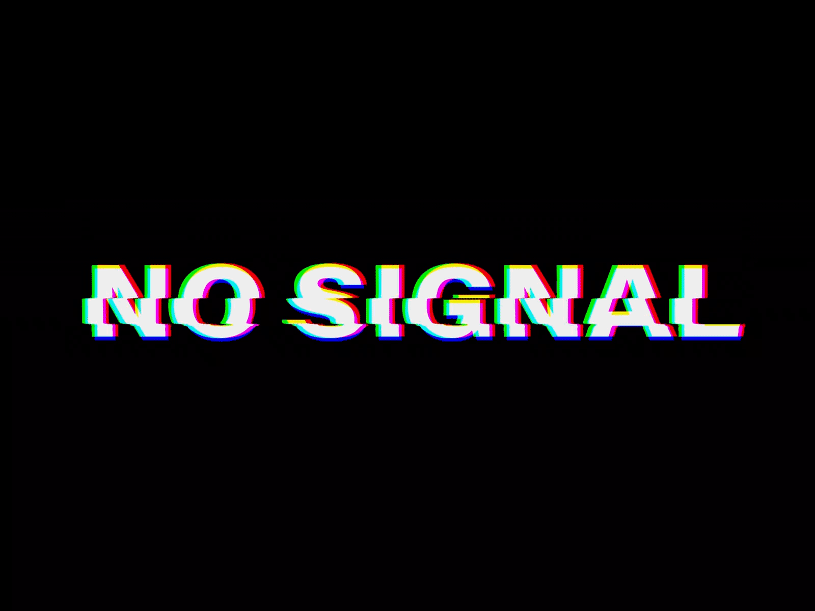 No signal message alert analog black broadcast communication display error failure lost no noise problem remote retro screen signal technology text transmission warning