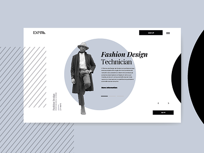 Fashion Design Homepage by Miew app brand branding fashion identity illustration interaction lettering logo miew mobile slider type typography ui ui ux uiux ux web website