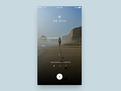 Go Dive | Login Page