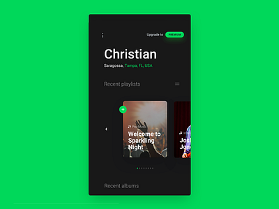 Spotify Concept Home