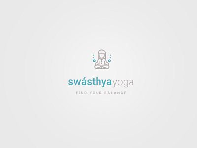 Brand Swásthya Yoga brand design graphic logo
