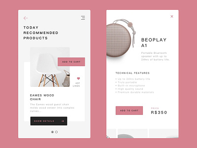 E-commerce Design app clean design ecommerce minimal ui ux
