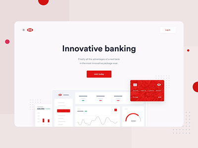 HSBC - Landing page analytics application crypto data experience interface stats