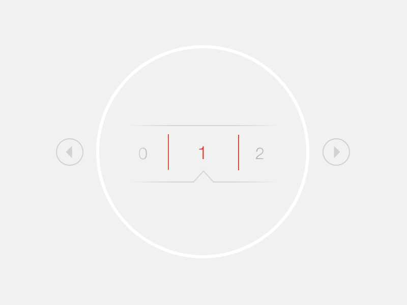Separate picker animation