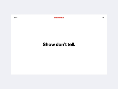 Minimmmal | Website after effects agency branding case studies interaction landing page less minimal minimalist motion design portfolio showcase simple skills transitions ui ux video webdesign website