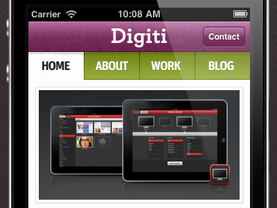 Digiti - Mobile version