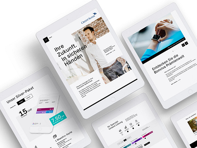 CreditSuisse Private Banking digital re-brand