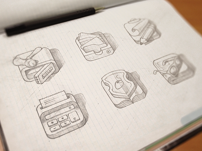 Quick icons sketch 