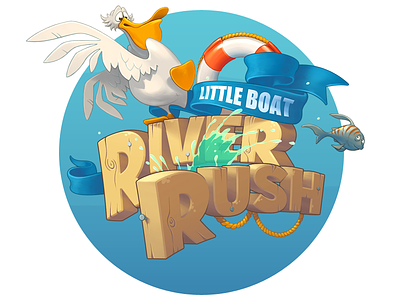 Little Boat River Rush - iOS game game illustration ios ipad iphone logo