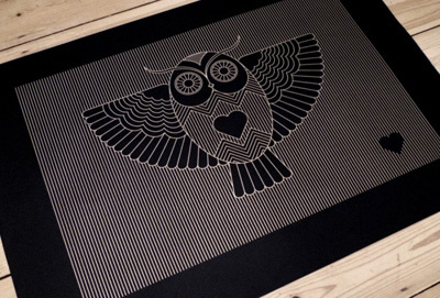 Owl Screen Print