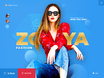 Fashion | Clothing e-commerce web design bright clean clothes clothing color colorful discount ecommerce fashion offer sale shopping store website zoya
