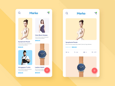 Shopping App Design
