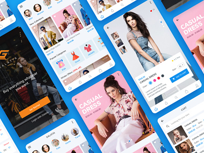 Shopping App Design app branding clean creative ecommerce fashion modern shop shopdetails shopping app ui