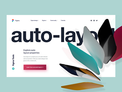 Figma Auto-layout auto layout banner clean figma modern tools