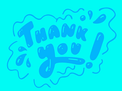 Thank you lettering exploring illustration lettering new