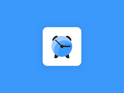 Timer Icon alarm app branding clock clock app flat icon illustration logo simple time timer