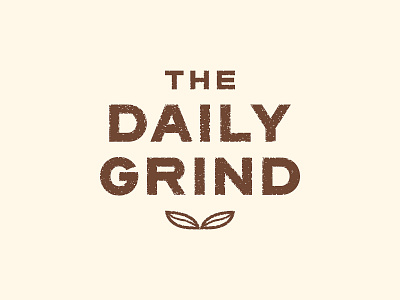 The Daily Grind branding cafe cafe logo coffee coffee bean logo coffee house coffee house logo coffee logo design graphic design logo logo design luxury mature modern sophisticated typemark typemark logo