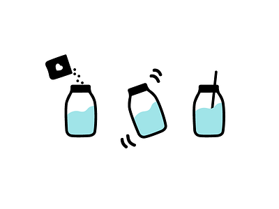 Shake drink icon iconography line minimal shake
