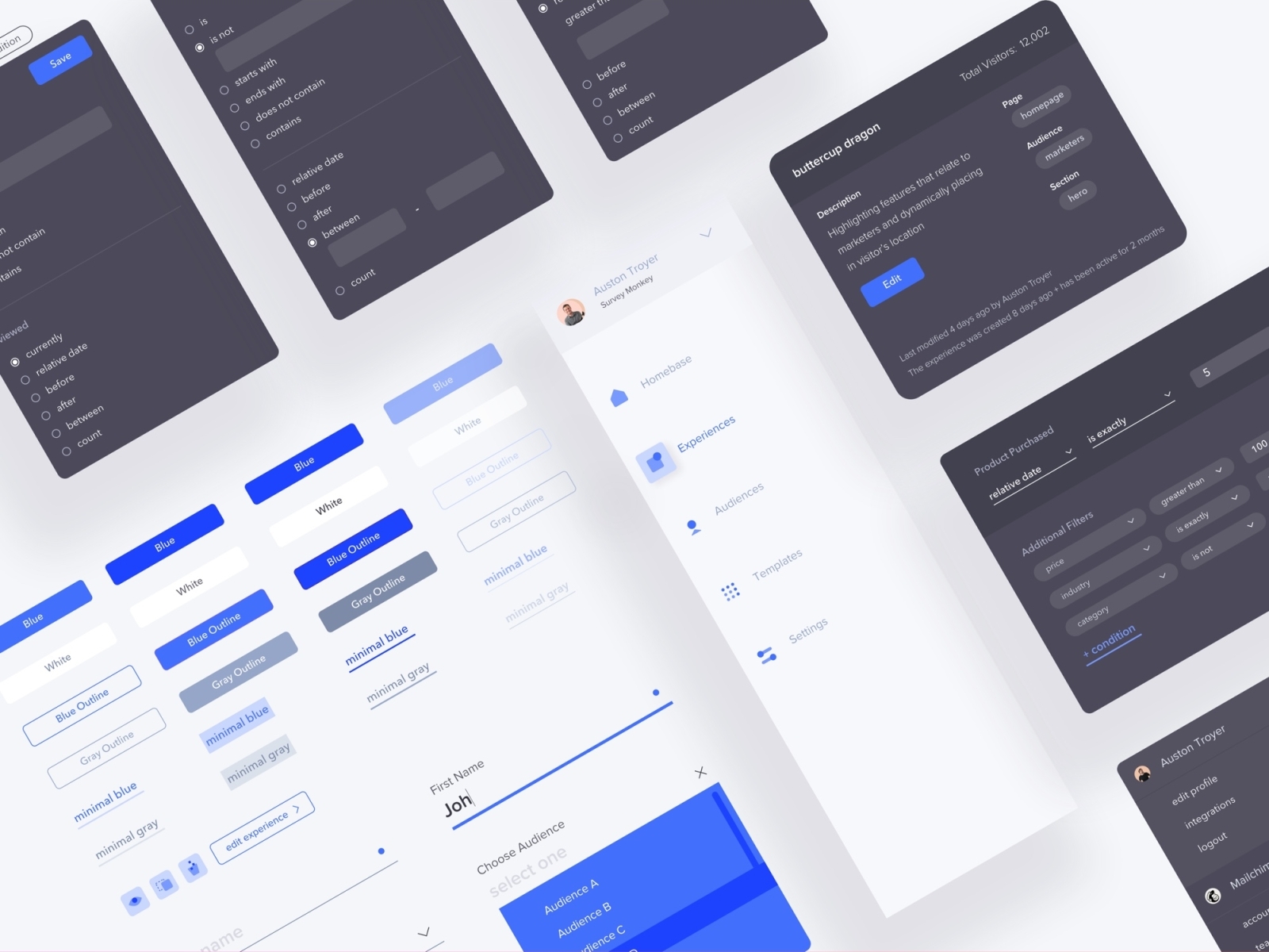 Enterprise design system by Ashley Stell on Dribbble