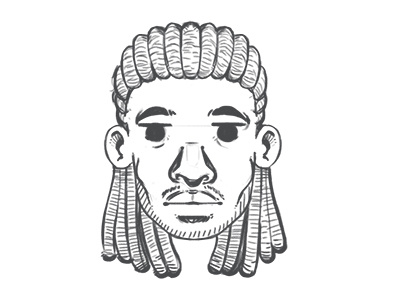 David avatar caricature illustration portrait sketch