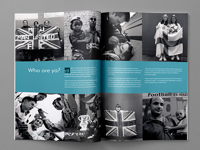 The Football Supporter Photography Spread editorial football magazine