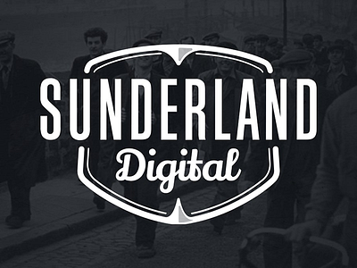 Sunderland Digital crest illustrator logo logo design shield traditional