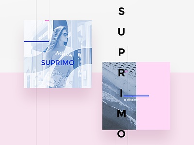 SUPRIMO Social Media banner branding free instagram marketing minimal modern new pinterest post social media template