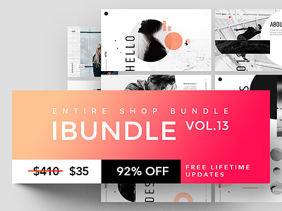 Are you like Entire Shop Bundle? bundle deal entire shop keynote powerpoint powerpoint template sale
