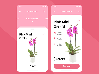 Plants shop mobile app app appdesign branding ui user experience userinterface ux ux ui appdesign iosdesign