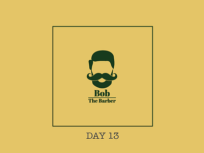 Day 13 challenge - Barbershop barber barbershop branding dailylogo dailylogochallenge design illustration logo moustache shop vector