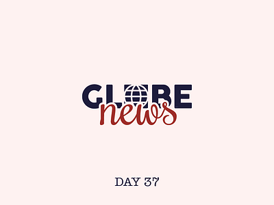 Day 37 challenge - Television News Network branding dailylogo dailylogochallenge design globe illustration logo network news television typography vector