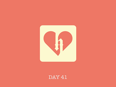 Day 41 challenge - Dating App app branding dailylogo dailylogochallenge dating app design illustration logo typography vector