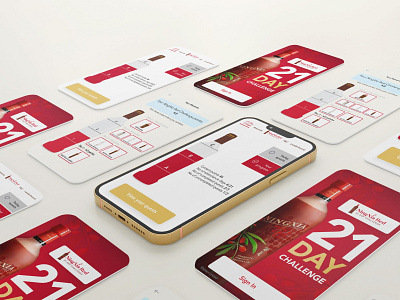 Ningxia Red 21 DAY CHALLENGE UI APP branding design graphic design ui ux vector
