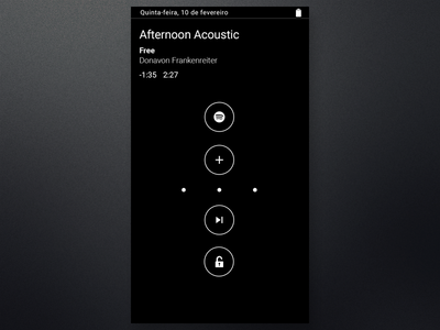 Moto display Spotify