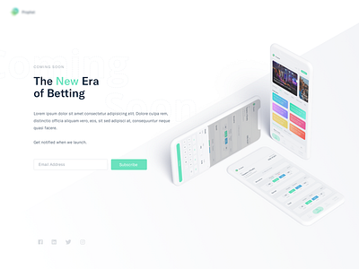 Clean Landing Page