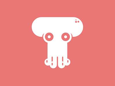 Tenancy Logo Proposal branding initial laravel legs letter logo octopus orange squid tenancy tentacles